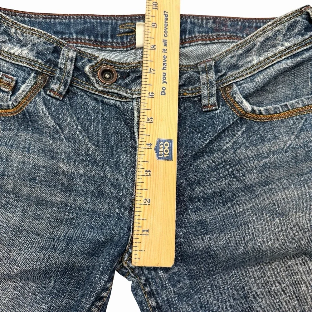 Silver Jeans Women's Tina Bootcut Low Rise Stretch 29x33 Denim Blue Y2K 2000s